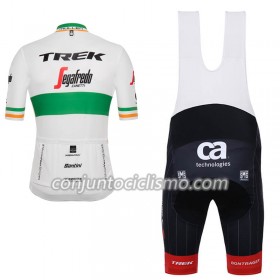 Conjunto Maillot + Culotte Corto con tirantes 2018 Trek Segafredo Campeonato de Irlanda